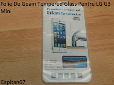 Folie De Geam Tempered Glass Pentru LG G3 Mini foto
