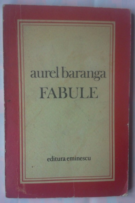 AUREL BARANGA - FABULE