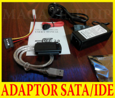 ADAPTOR USB 2.0 SATA IDE / ADAPTOARE INTERFATA foto