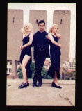 1999 Fotografie originala trupa dance DOUBLE D, Daniel Badea, Catalina Zanfir, Romania de la 1950, Muzica