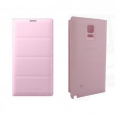 Husa Flip Cover Samsung Galaxy Note 4 N910 roz ORIGINALA