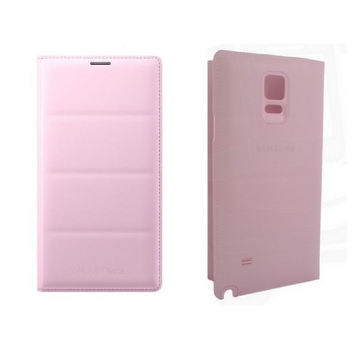 Husa Flip Cover Samsung Galaxy Note 4 N910 roz ORIGINALA