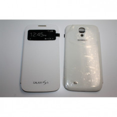 Husa Flip Cover S-View Samsung S4 i9500 alba