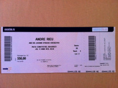 URGENT!!!Vand bilet la concertul lui Andre Rieu, Bucuresti, joi 11 iunie foto