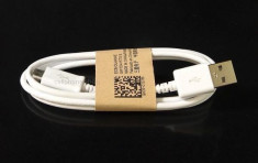 Cablu date incarcare Alb MicroUSB Samsung La Fleur S7070 foto