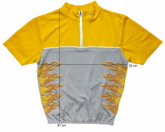 Tricou bicicleta ciclism FEROTI Sport, tesatura fagure, impecabil (L) cod-171462 foto