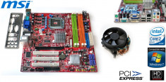 Kit Placa de Baza + Procesor 775 Core2Duo E7500 Audio &amp;amp; Video Integrat foto
