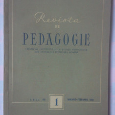 REVISTA DE PEDAGOGIE - NR. 1, ANUL VIII, IANUARIE-FEBRUARIE 1959