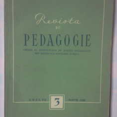 REVISTA DE PEDAGOGIE - NR. 3, ANUL VII, MARTIE 1958