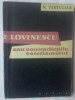 N. TERTULIAN - EUGEN LOVINESCU SAU CONTRADICTIILE ESTETISMULUI