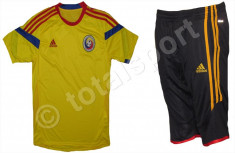 ECHIPAMENT SORT+TRICOU ADIDAS ROMANIA NATIONALA ROMANIEI MODEL 2015 CALITATE foto