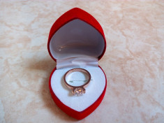 Inel Placat aur 18k cu Diamant Zirconiu Marcat BVLGARI - Poze Reale ! foto