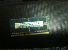 Placuta Ram Rami Laptop DDR3 4Gb - 1600Mhz PC3- 12800S 11-11-F3 Hynix foto