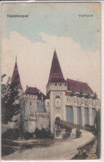 HUNEDOARA , CASTELUL HUNIAZILOR , CIRCULATA 1917 foto