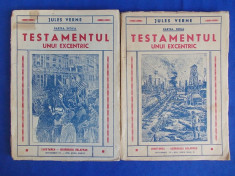 JULES VERNE - TESTAMENTUL UNUI EXCENTRIC ( VOL.1 + VOL.2 ) - 1941 foto