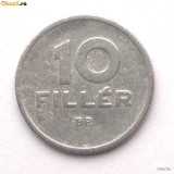 G2. UNGARIA 10 FILLER 1966, 0.85 g., Aluminum, 19.1 mm - BINE COTATA **