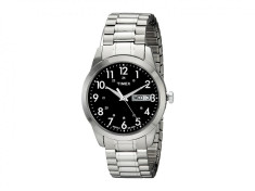 Ceas Timex Silver-Tone Analog Expansion Band Dress Watch | 100% original, import SUA, 10 zile lucratoare foto