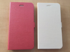 Husa Allview V1 Viper S 4G Flip Case Inchidere Magnetica Pink foto