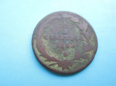 Moneda Austria1 kreutzer 1781, bronze. foto