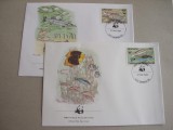 Grenada 1984 fauna marina MI 1299-1302 FDC w05