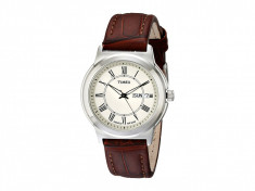 Ceas Timex Classic Brown Leather Strap | 100% original, import SUA, 10 zile lucratoare foto