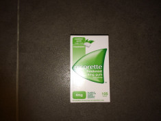 Guma Nicorette 4 mg nicotina ,aroma freshmint , freshfruit si original.105 bucat foto