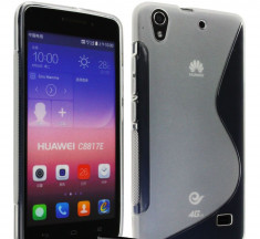 Husa HUAWEI Ascend G630 TPU S-LINE Transparenta foto