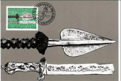 1650 - Lichtenstein 1980 - carte maxima foto