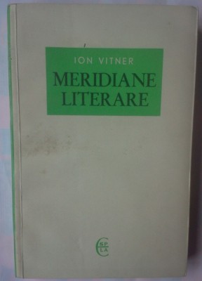 ION VITNER - MERIDIANE LITERARE foto