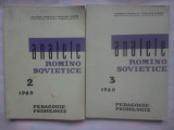 ANALELE ROMANO-SOVIETICE - PEDAGOGIE-PSIHOLOGIE - NR. 2/1960 SI NR. 3/1960
