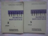 ANALELE ROMANO-SOVIETICE - PEDAGOGIE-PSIHOLOGIE - NR. 2/1960 SI NR. 3/1960