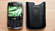 Telefon Blackberry 8900 liber retea necodat toc piele GRATUIT foto