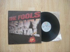 THE FOOLS: Heavy Mental (1981)(vinil pop rock, trupa americana, disc India) foto