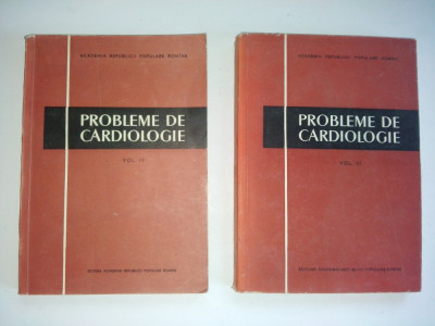 Probleme de cardiologie ( vol. II, III si IV) 1956 - 1959 foto