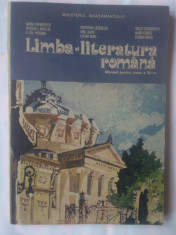 MARIA PAVNOTESCU S.A. - LIMBA SI LITERATURA ROMANA CLASA XI-A foto