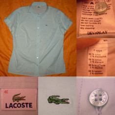 Camasa LACOSTE 46 dama / femei maneca scurta casual office outdoor foto