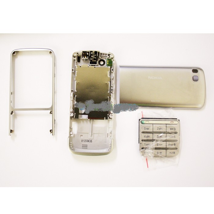 Carcasa originala Nokia C3 - 01 silver