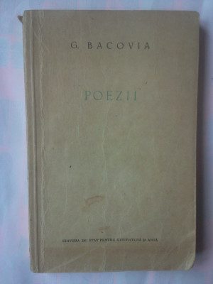 GEORGE BACOVIA - POEZII foto