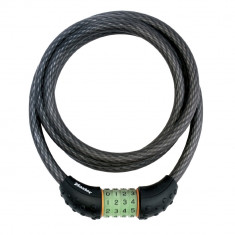 Antifurt cablu spiralat cu cifru luminos1.8M X 12MM foto