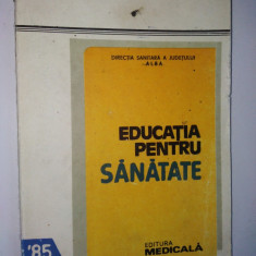 Educatia pentru sanatate - 1985