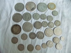 Colectie monezi argint la gramada si greutate ! Romania ( 5 lei !) 318 grame foto