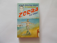 ZORBA THE GREEK - THE SOUN OF GREECE , O CASETA CU SUPRACOPERTA . foto