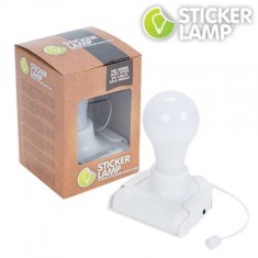 Stick Up Bulb lampa veghe pe baterii bec fara fir foto