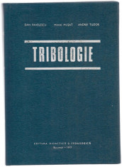 2B(000) Dan Pavelescu- TRIBOLOGIE foto