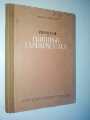 Probleme de chirurgie experimentala - 1955 foto