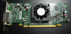 Placa video pcie low profile AMD Radeon HD6350 512MB lowprofile + cablu VGA DVI foto