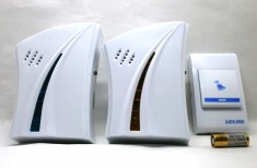 Sonerie wireless cu doua module si un buton foto