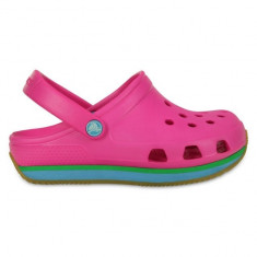 Saboti Crocs Retro Kids Neon Magenta (CRC-6015-NEO) foto