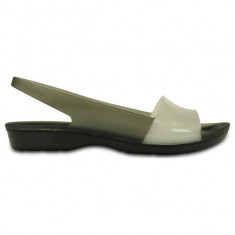 Sandale Crocs pentru dame Colorblock Flat Black (CRC-7009-BCK) foto