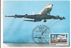 % ilustrata maxima-Boeing 707-50 DE ANI DE ZBOR CIVIL LA TIMISOARA foto